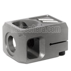 Compensateur en aluminium CNC 5KU V2 -14mm CCW sens antihoraire Convient pour G17 GBB Pistolet Airsoft