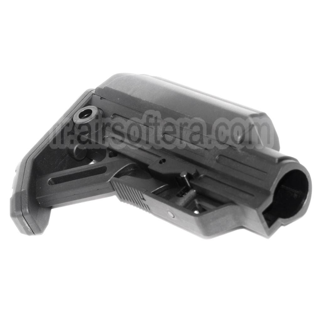 Golden Eagle VIPER Crosse avec Cheek Rest Convient pour M4 M16 Buffer Tube Fusil Airsoft Noir
