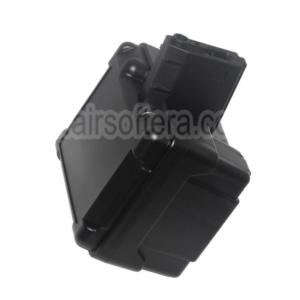 Golden Eagle 2600 Billes Électrique Chargeur Tambour Convient pour Golden Eagle FightLite MCR LMG M4 Série AEG Fusil Airsoft Noir
