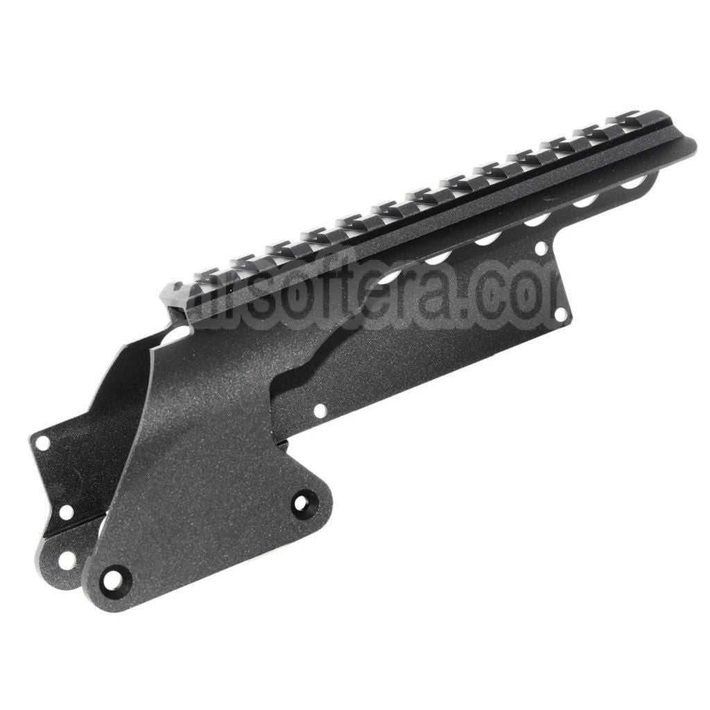 Golden Eagle Top Rail Montage Convient pour Golden Eagle Tokyo Marui M870 Gaz Pump Action Shotgun Airsoft Noir