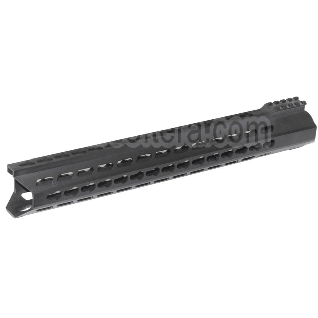 Golden Eagle 390mm Aluminum Free Float Keymod RAS Rail de Garde-Main Convient pour Golden Eagle 3202 M200 Sniper Fusil Airsoft Noir