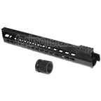 Golden Eagle 390mm Aluminum Free Float Keymod RAS Rail de Garde-Main Convient pour Golden Eagle 3202 M200 Sniper Fusil Airsoft Noir