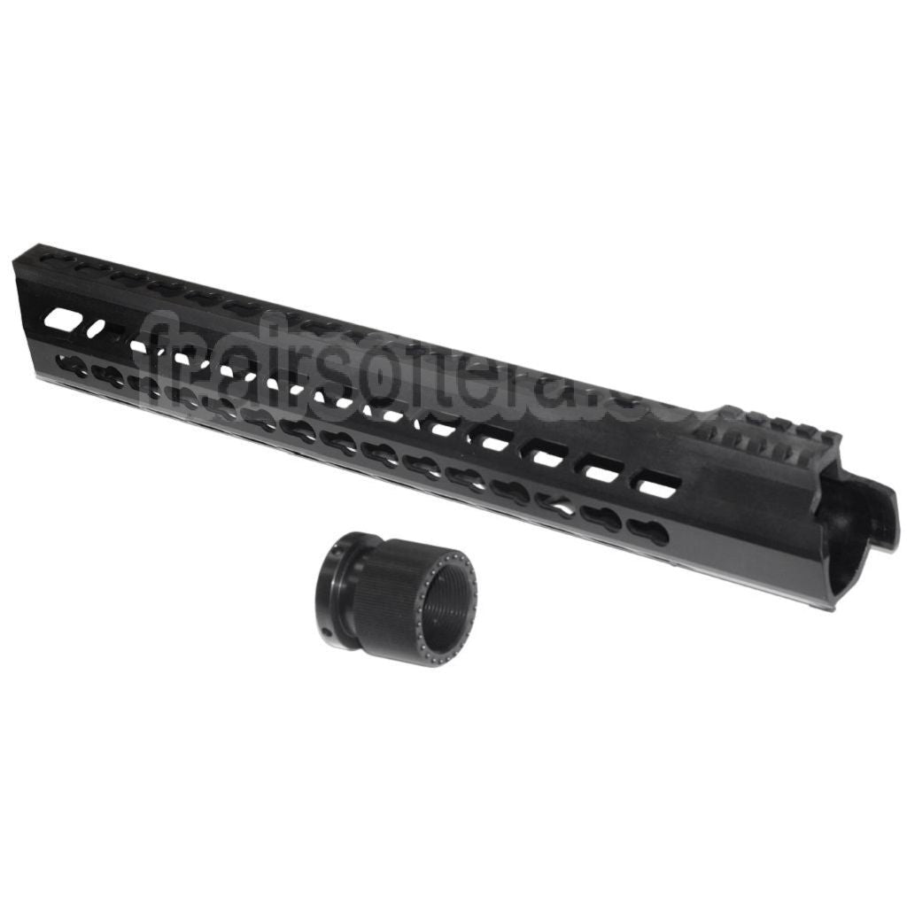 Golden Eagle 390mm Aluminum Free Float Keymod RAS Rail de Garde-Main Convient pour Golden Eagle 3202 M200 Sniper Fusil Airsoft Noir