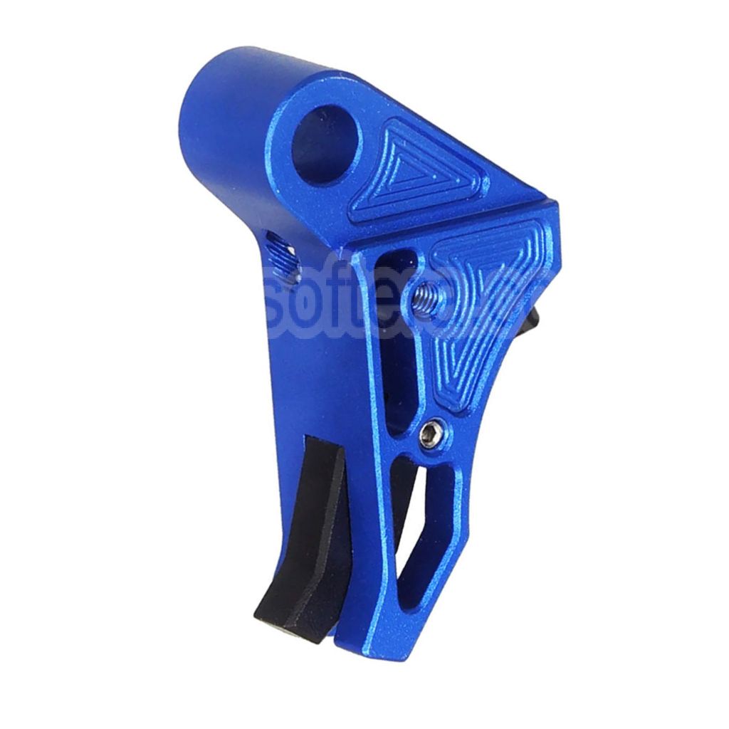 Gâchette en aluminium CNC 5KU EX Style, adaptée pour WE Tokyo Marui G17 G19 G34 série GBB Pistolet Airsoft