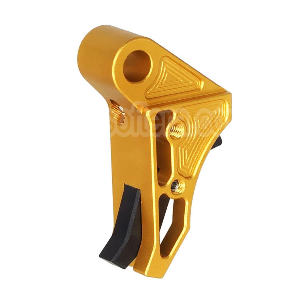 Gâchette en aluminium CNC 5KU EX Style, adaptée pour WE Tokyo Marui G17 G19 G34 série GBB Pistolet Airsoft