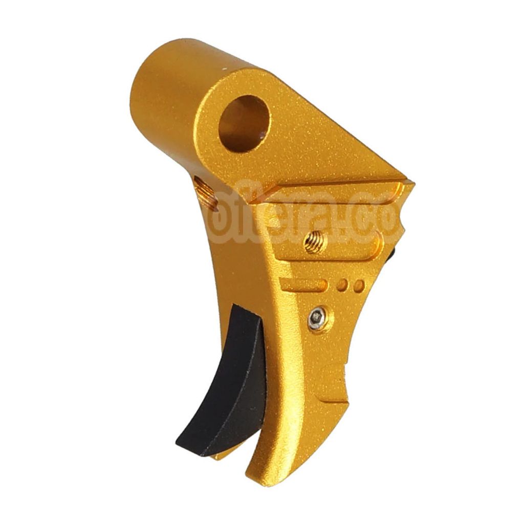Gâchette en aluminium CNC de Style 5KU SSVI, adaptée pour WE Tokyo Marui G17 G19 G34 série GBB Pistolet Airsoft