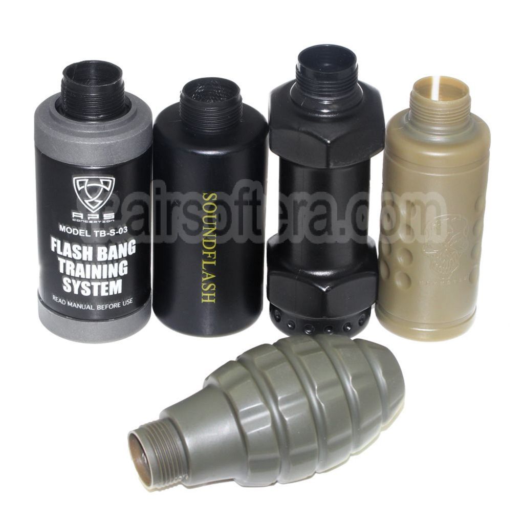 APS HAKKOTSU 5pièces Différent Style Thunder B Co2 Grenade Sonore Cartouche avec Core