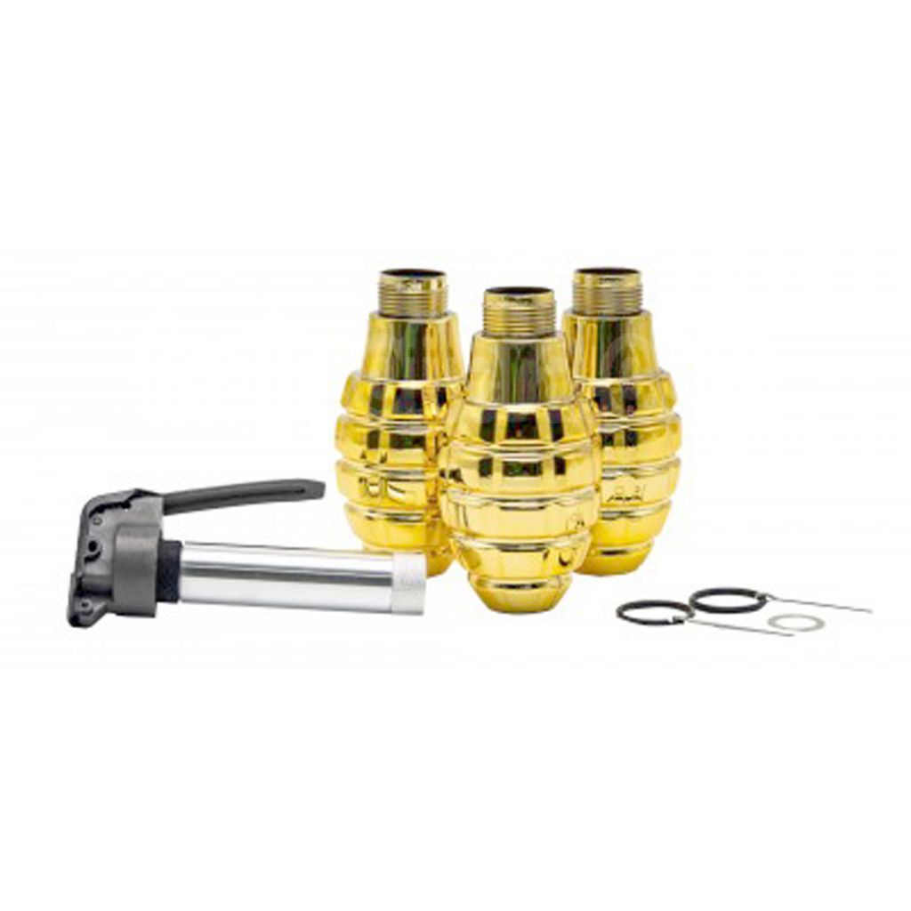 APS HAKKOTSU 3pièces Thunder B Co2 Grenade Sonore Or Ananas Cartouche avec Core