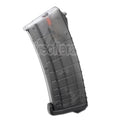 PTS 155 Billes TPM-AK Mid-Cap Chargeur Convient pour AK Série AEG Fusil Airsoft Translucent Noir