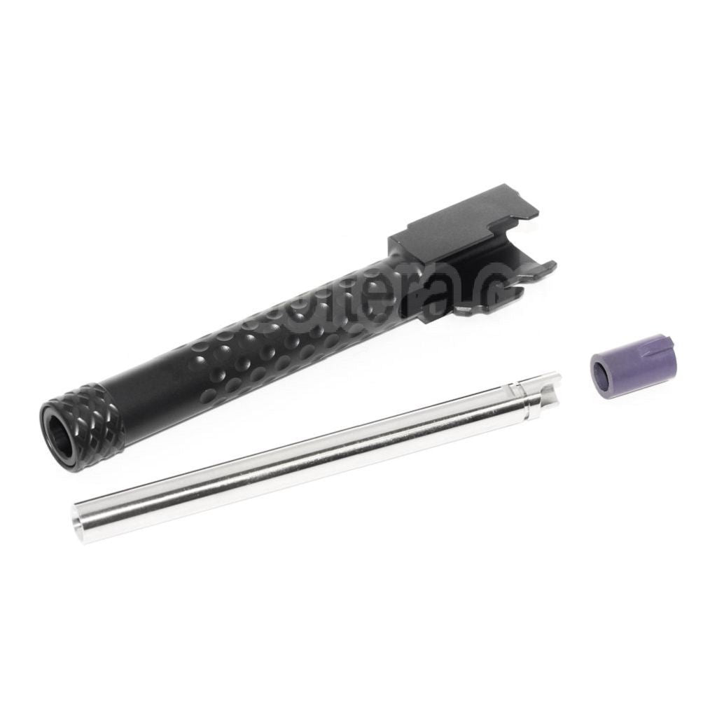 PTS Licensed ZEV Canon Extérieur &amp; Laylax Nine Ball 6.00mm Canon Interne Set Convient pour ISSC M22 EMG SAI BLU Lonewolf ZEV G&amp;P P80 AW WE Tokyo Marui G17 Série GBB Pistolet Airsoft
