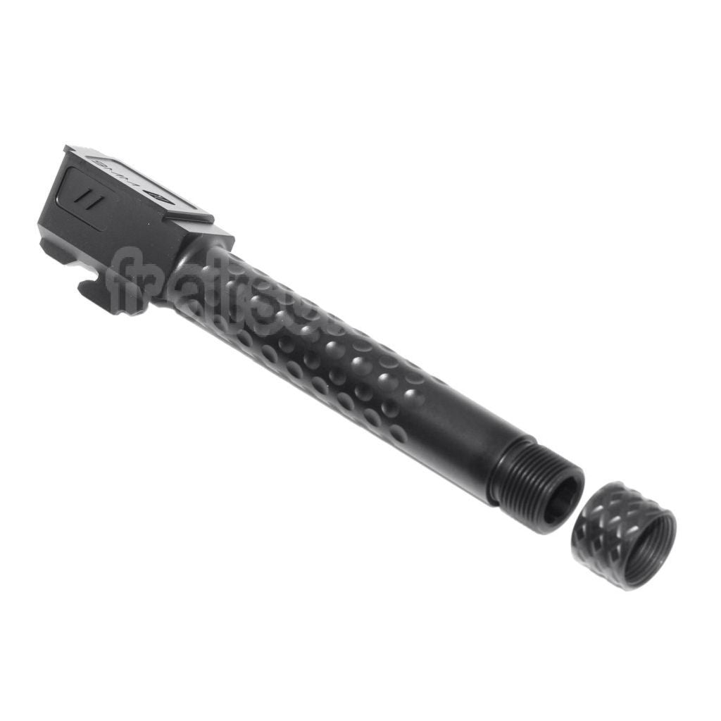 PTS Licensed ZEV Canon Extérieur &amp; Laylax Nine Ball 6.00mm Canon Interne Set Convient pour ISSC M22 EMG SAI BLU Lonewolf ZEV G&amp;P P80 AW WE Tokyo Marui G17 Série GBB Pistolet Airsoft