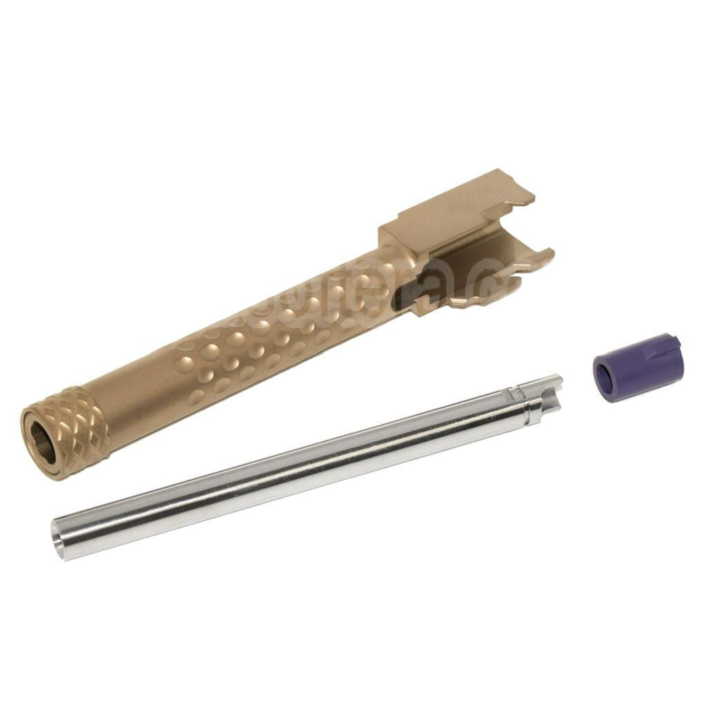 PTS Licensed ZEV Canon Extérieur &amp; Laylax Nine Ball 6.00mm Canon Interne Set Convient pour ISSC M22 EMG SAI BLU Lonewolf ZEV G&amp;P P80 AW WE Tokyo Marui G17 Série GBB Pistolet Airsoft
