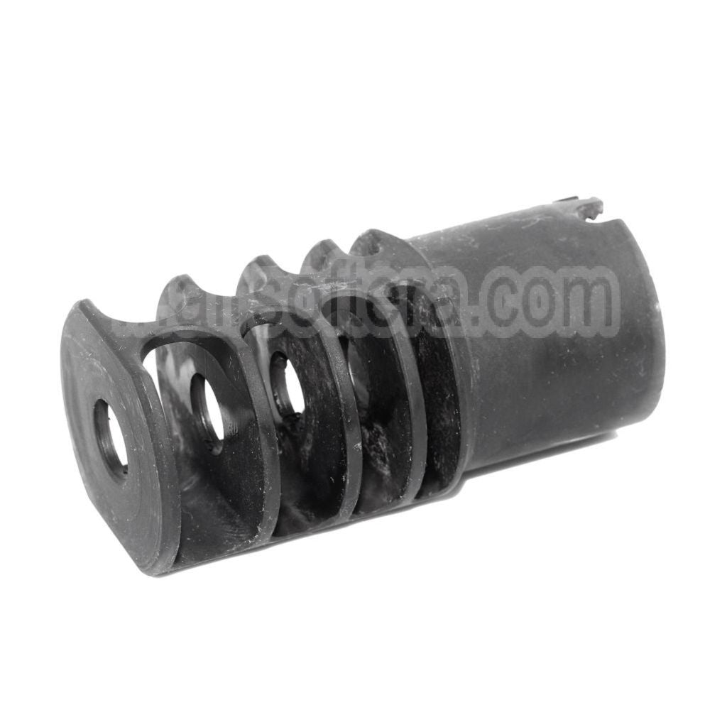 5KU 63mm RRD-4C Cache-Flamme de Frein de Bouche Convient pour +24mm CW sens filetage horaire Canon Fusil Airsoft Noir