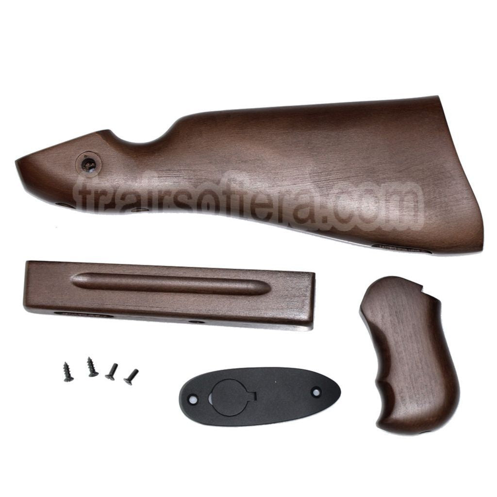 King Arms Bois véritable Conversion Kit Convient pour King Arms Thompson M1A1 Série AEG Fusil Airsoft