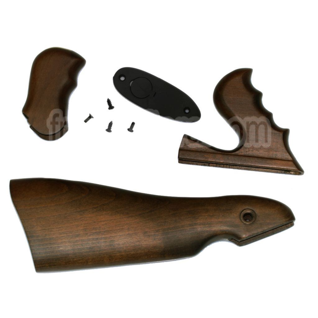 King Arms Bois véritable Conversion Kit Convient pour King Arms Thompson M1928 Chicago Série AEG Fusil Airsoft