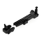 DOUBLE BELL KAC Style Rabattable Viseur Rail Set Convient pour G36 Série AEG GBB Fusil Airsoft Noir