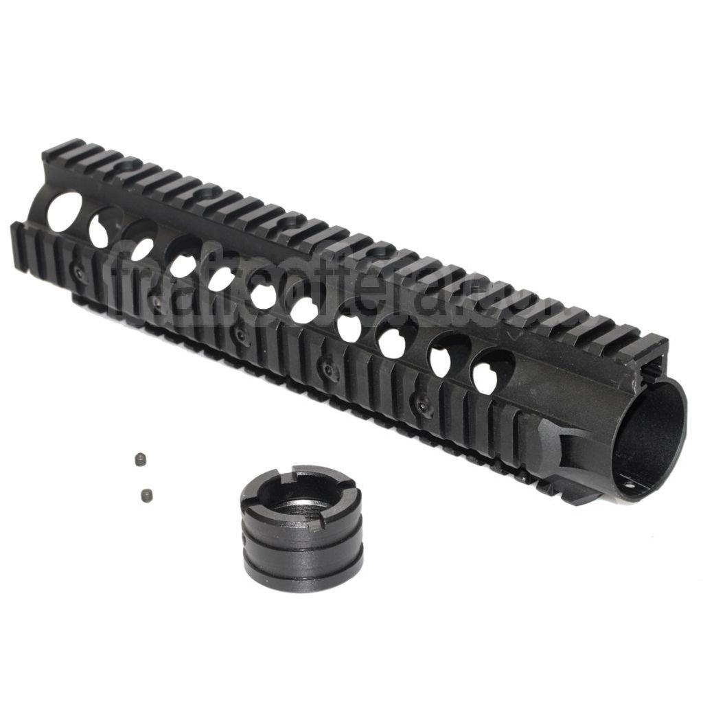 CYMA 10.5 Pouces 265mm Aluminium Haut Cut RAS Rail de Garde-Main Convient pour CYMA G&amp;P VFC King Arms Tokyo Marui M4 AEG GBB Fusil Airsoft Noir