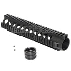 CYMA 10.5 Pouces 265mm Aluminium Haut Cut RAS Rail de Garde-Main Convient pour CYMA G&amp;P VFC King Arms Tokyo Marui M4 AEG GBB Fusil Airsoft Noir