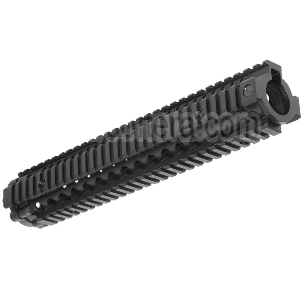 CYMA 304mm Aluminium MK18 Style RAS Rail de Garde-Main Convient pour CYMA M4 M16 AEG Fusil Airsoft Noir