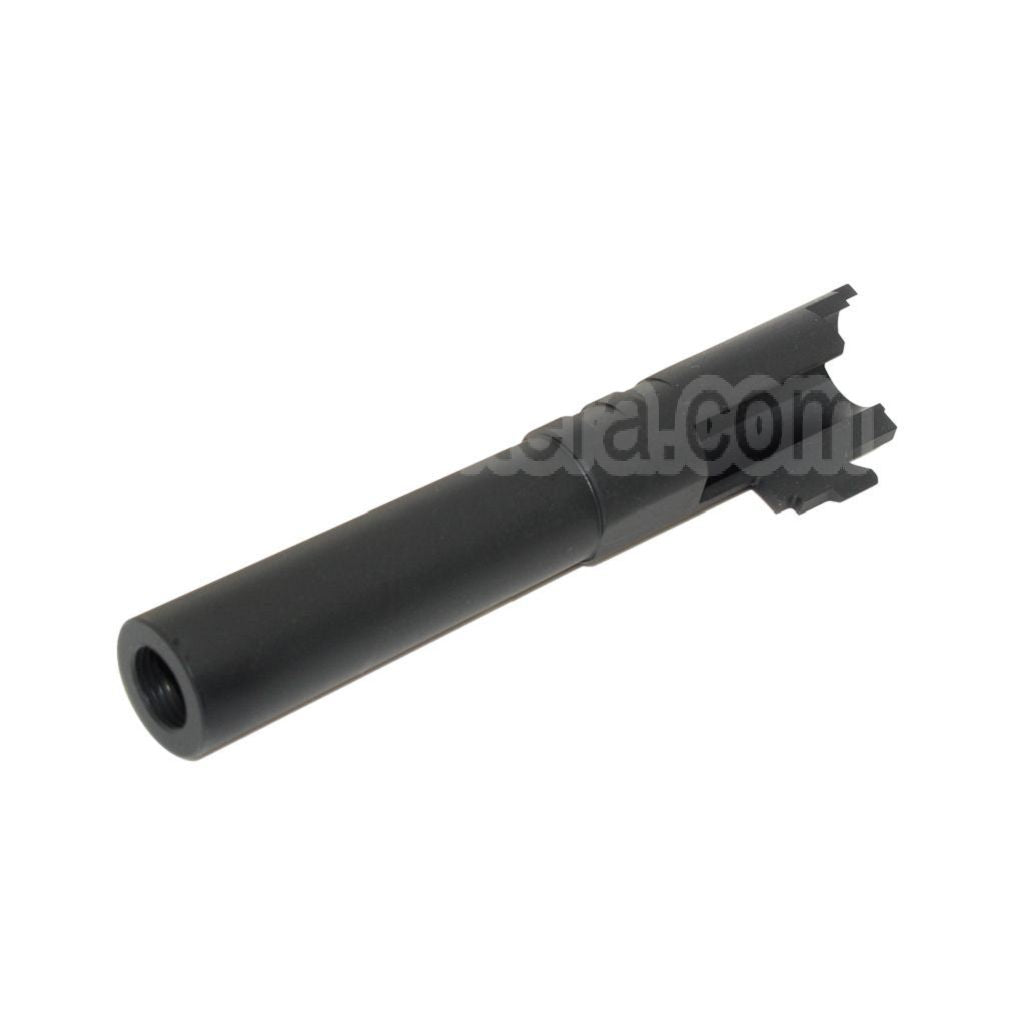 5KU 4.3 pouces Acier Inoxydable Canon Extérieur + 11mm CW sens horaire Convient pour Tokyo Marui Hi-Capa 4.3 GBB Pistolet Airsoft