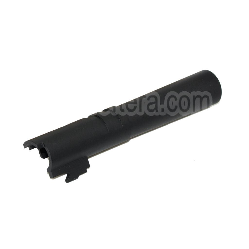 5KU 4.3 pouces Acier Inoxydable Canon Extérieur + 11mm CW sens horaire Convient pour Tokyo Marui Hi-Capa 4.3 GBB Pistolet Airsoft