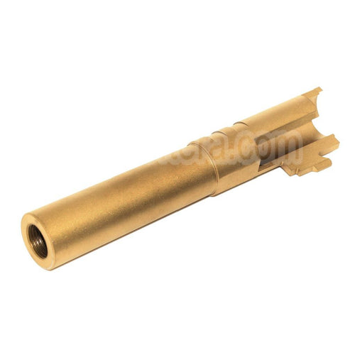 5KU 4.3 pouces Acier Inoxydable Canon Extérieur + 11mm CW sens horaire Convient pour Tokyo Marui Hi-Capa 4.3 GBB Pistolet Airsoft