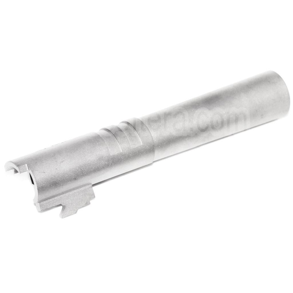 5KU 4.3 pouces Acier Inoxydable Canon Extérieur + 11mm CW sens horaire Convient pour Tokyo Marui Hi-Capa 4.3 GBB Pistolet Airsoft