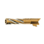 5KU 4.3 Pouces Acier Inoxydable Tornade Style Spirale Canon Extérieur +11mm CW sens horaire Convient pour Tokyo Marui Hi-Capa 4.3 GBB Pistolet Airsoft