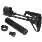 5KU PDW Rétractable Sliding Crosse Convient pour Tokyo Marui M4 MWS GBB Fusil Airsoft Noir