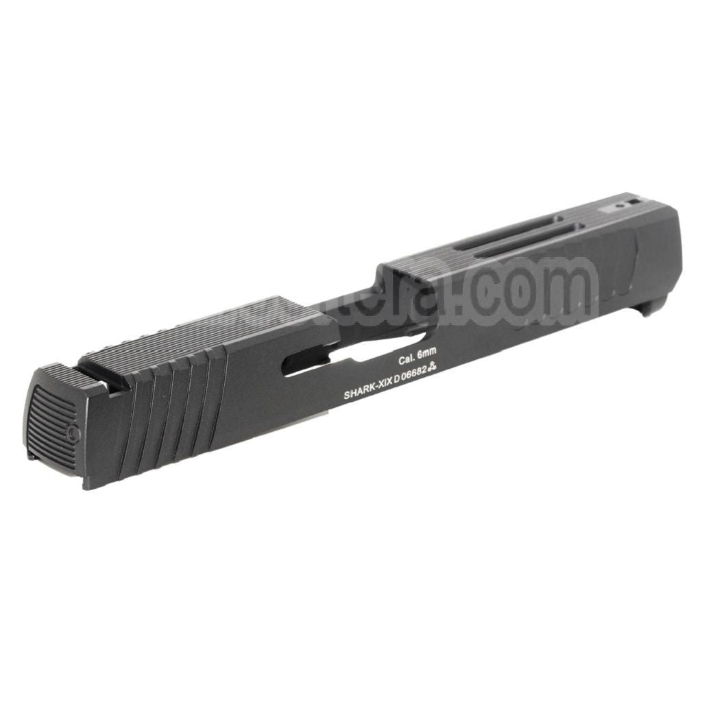 APS Aluminium Glissière Convient pour APS SHARK Série 6mm 4.5mm GBB Pistolet Airsoft Noir
