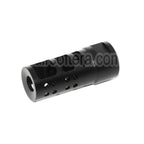 AirsoftEra 53mm R2 556 Style Métal Frein de Bouche Cache-Flamme Convient pour -14mm CCW sens antihoraire Canon Fusil