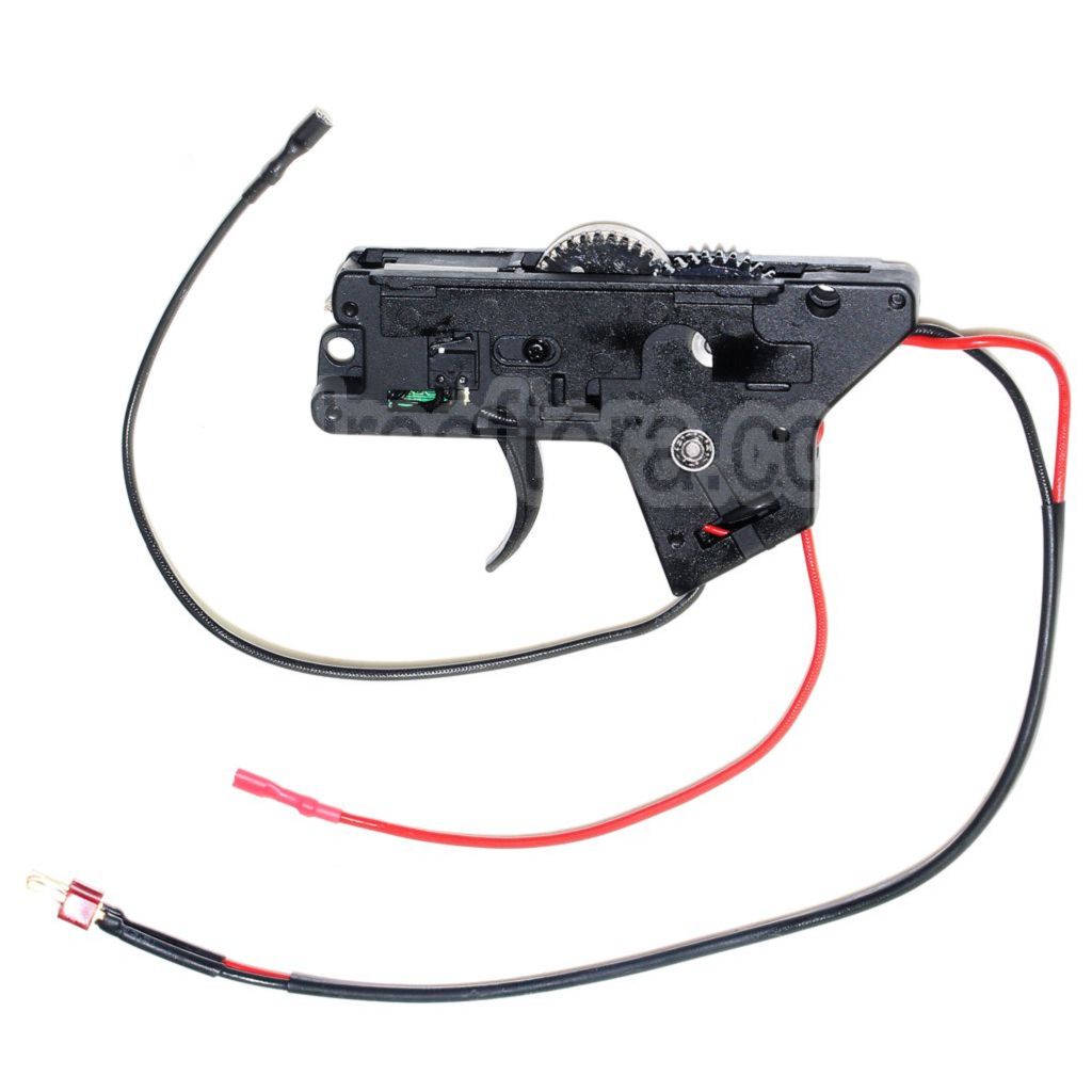 AirsoftEra Bas Métal Vitesse Boîte Convient pour ICS M4 Série AEG Fusil Airsoft Arrière Câblage