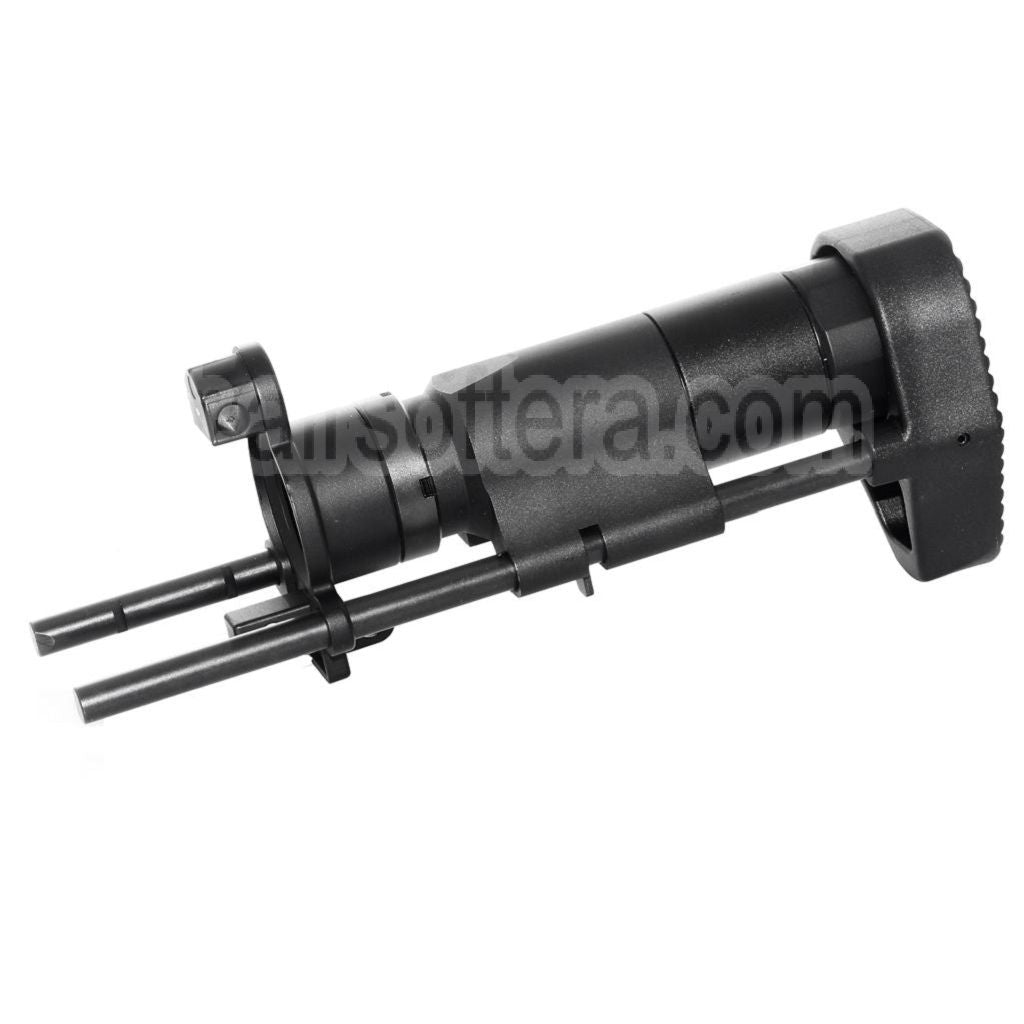 AirsoftEra 6-Position PDW Rétractable Sliding Crosse Convient pour Tokyo Marui MP5K Série AEG Fusil Noir