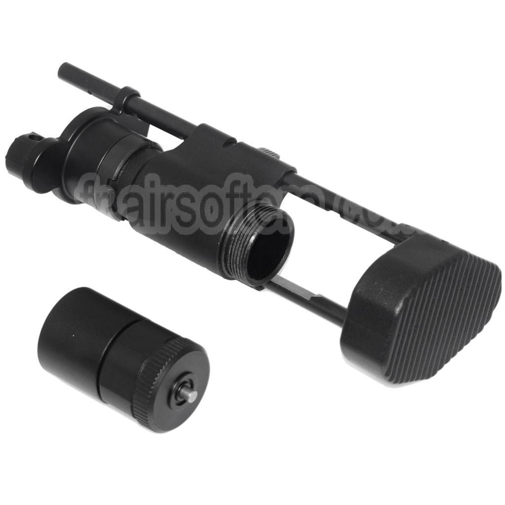 AirsoftEra 6-Position PDW Rétractable Sliding Crosse Convient pour Tokyo Marui MP5K Série AEG Fusil Noir