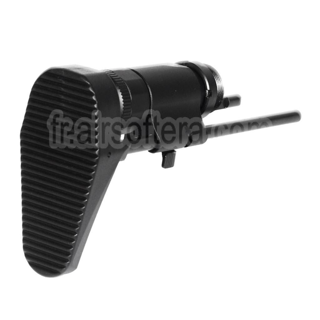 AirsoftEra 6-Position PDW Rétractable Sliding Crosse Convient pour Tokyo Marui M4 Série AEG Fusil Noir