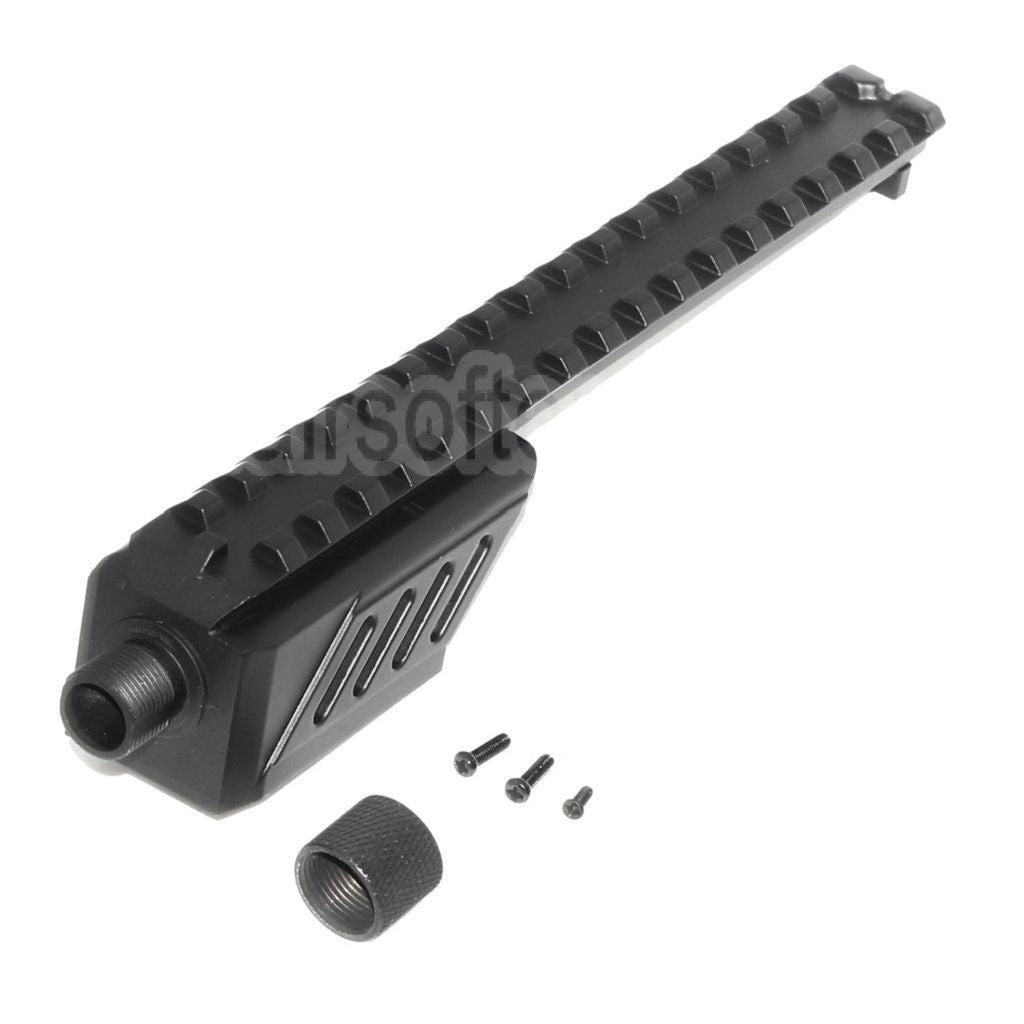 CYMA 187mm Canon Accessoire Extension Rail Montage Convient pour CYMA CM127 G18C AEP AEG Pistolet Airsoft