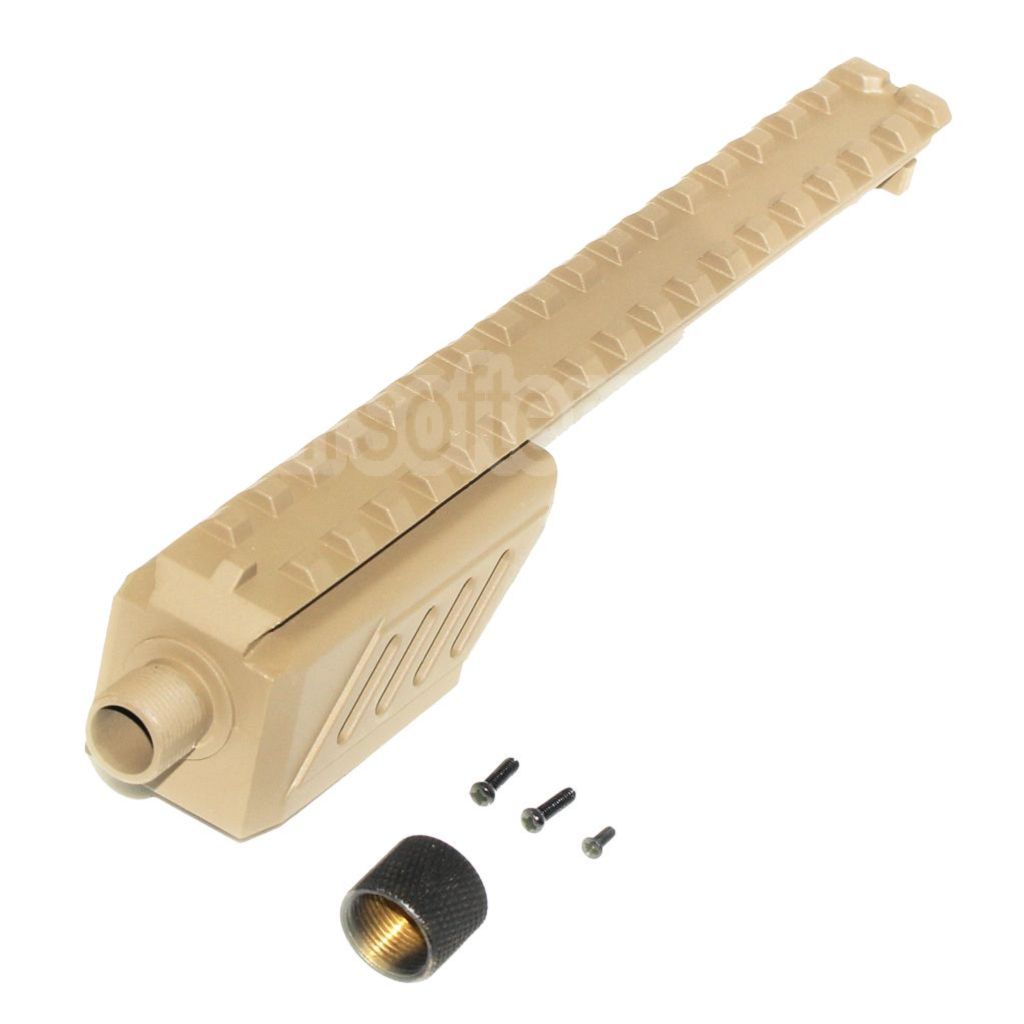 CYMA 187mm Canon Accessoire Extension Rail Montage Convient pour CYMA CM127 G18C AEP AEG Pistolet Airsoft