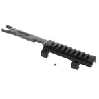 AirsoftEra 215mm Extended Top Rail Viseur Montage Convient pour CYMA Tokyo Marui MP5K Série AEG Fusil Noir