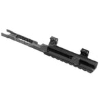 AirsoftEra 215mm Extended Top Rail Viseur Montage Convient pour CYMA Tokyo Marui MP5K Série AEG Fusil Noir