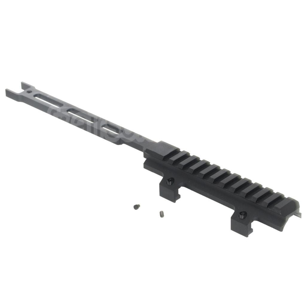 AirsoftEra 295mm Extended Top Rail Viseur Montage Convient pour CYMA Tokyo Marui MP5 Série AEG Fusil Noir