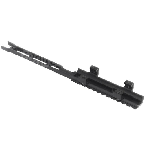 AirsoftEra 295mm Extended Top Rail Viseur Montage Convient pour CYMA Tokyo Marui MP5 Série AEG Fusil Noir