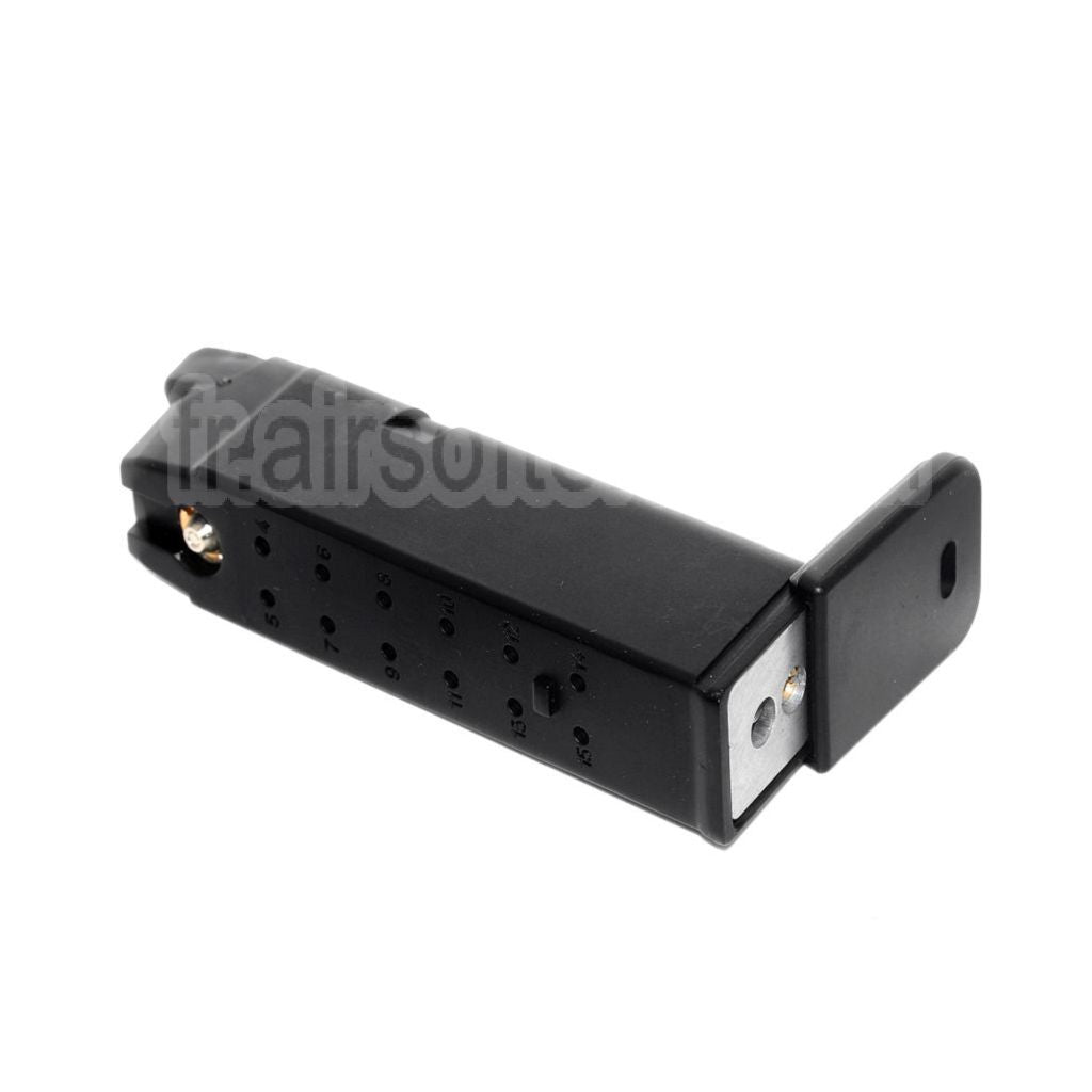 DOUBLE BELL 20 Billes Gaz Chargeur Convient pour G19 G23 G26 Série GBB Pistolet Airsoft Noir
