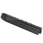 King Arms 218mm FAL Lunette Montage Base Rail Boîtier Couvre Convient pour King Arms FAL Série AEG Fusil Airsoft Noir