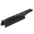 King Arms 218mm FAL Lunette Montage Base Rail Boîtier Couvre Convient pour King Arms FAL Série AEG Fusil Airsoft Noir
