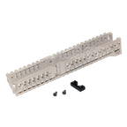 5KU CNC 254mm B30 Style Long Bas Rail de Garde-Main Convient pour D-Boys LCT GHK AKM AK74 AK102 AK104 AK105 AK Série AEG Fusil Airsoft Desert Tan