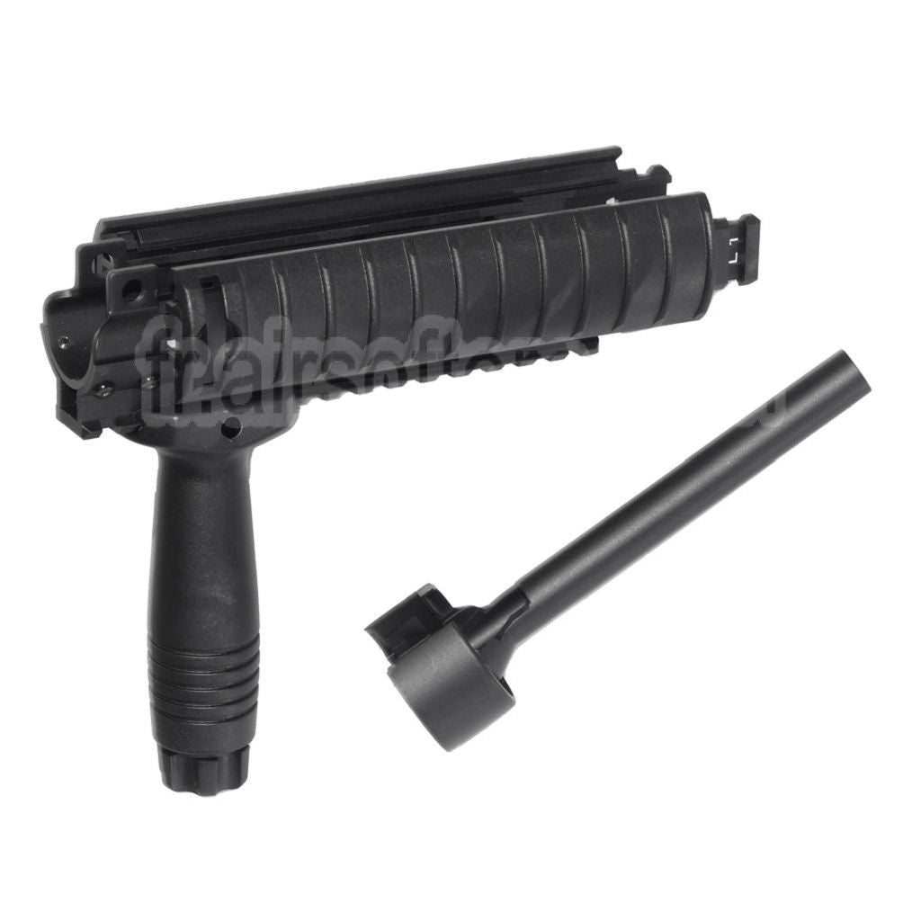 CYMA MP5 DX Interface Rail de Garde-Main avec QD Convient pourePoignée et Canon Extérieur Convient pour CYMA G&amp;G Umarex Tokyo Marui MP5 Série AEG Fusil Airsoft Noir
