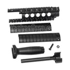 CYMA MP5 DX Interface Rail de Garde-Main avec QD Convient pourePoignée et Canon Extérieur Convient pour CYMA G&amp;G Umarex Tokyo Marui MP5 Série AEG Fusil Airsoft Noir