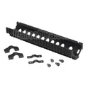 CYMA 242mm Aluminium Bas Rail de Garde-Main Convient pour CYMA G&amp;P Tokyo Marui AK74 Série AEG Fusil Airsoft Noir