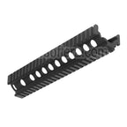 CYMA 242mm Aluminium Bas Rail de Garde-Main Convient pour CYMA G&amp;P Tokyo Marui AK74 Série AEG Fusil Airsoft Noir