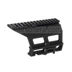 CYMA 155mm Aluminum Railed QD Lunette Montage Convient pour SVD AK Série AEG Fusil Airsoft Noir